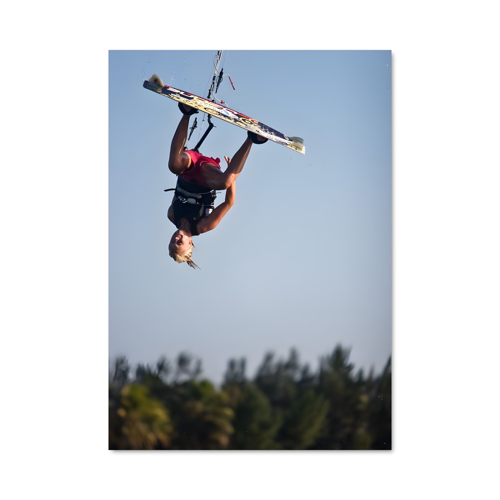 Poster L'Air du Wake – affiche Kitesurf